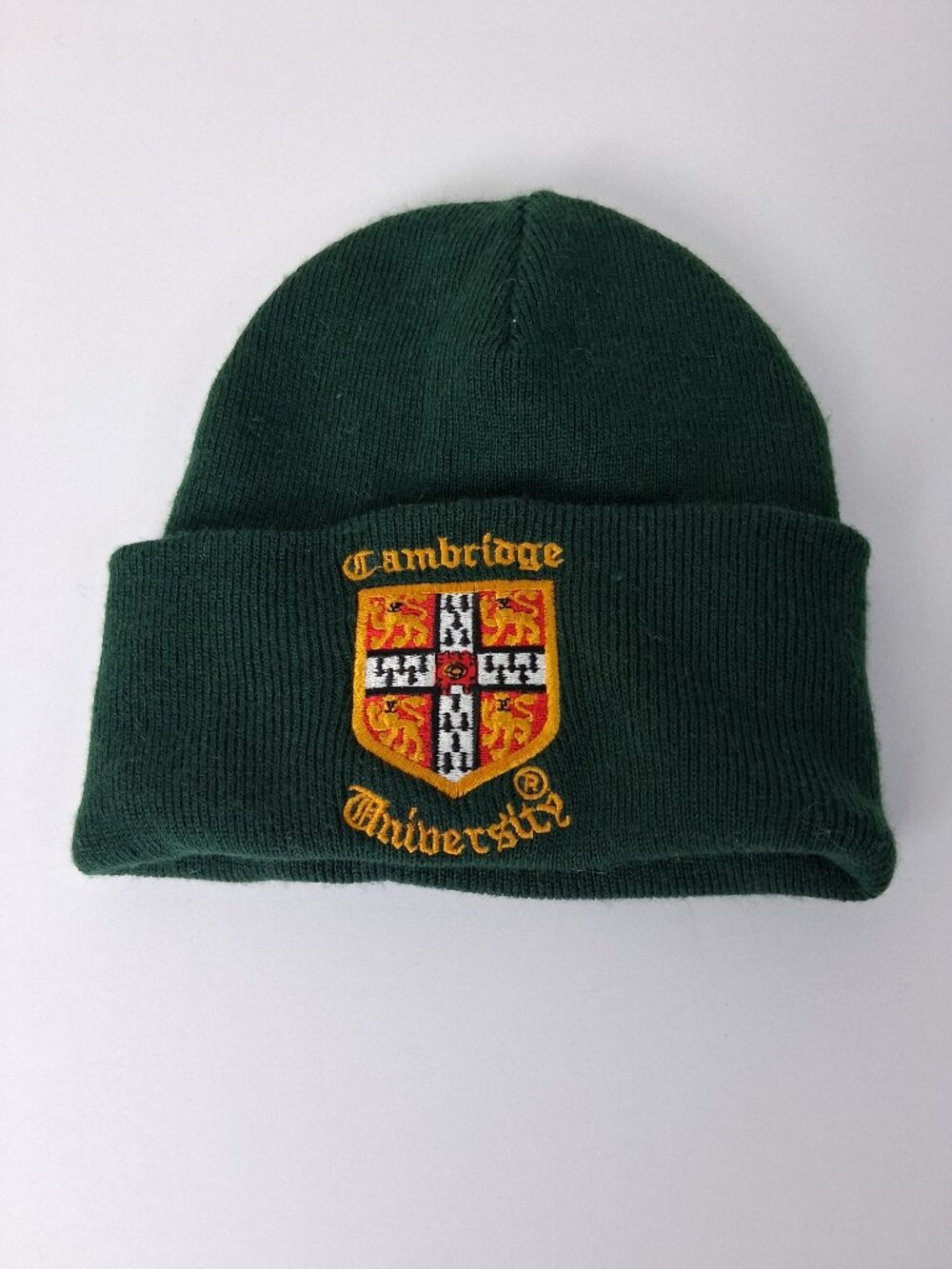 Cambridge University Beanie Green Crested Official